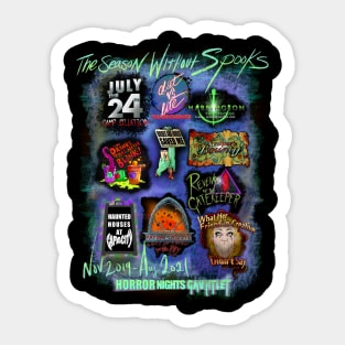 Horror Nights Gauntlet 2021 Sticker